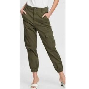 Loft Outlet Size 6 Blue Gray Cargo Jogger Pants Pockets Women’s